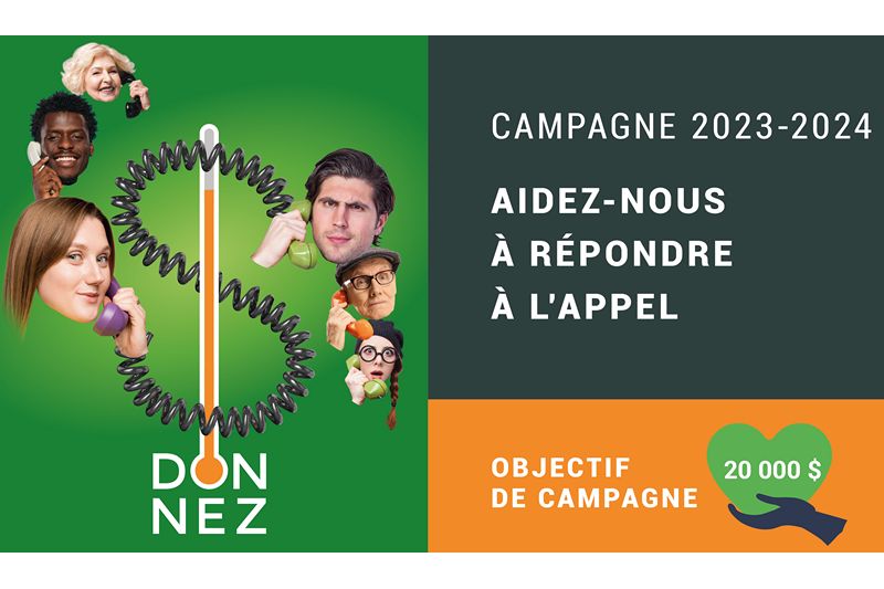 Secours-Amitié Estrie lance sa campagne de financement annuelle